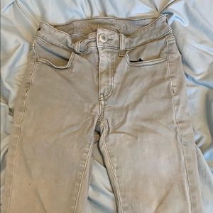 High wasted skinny jeans